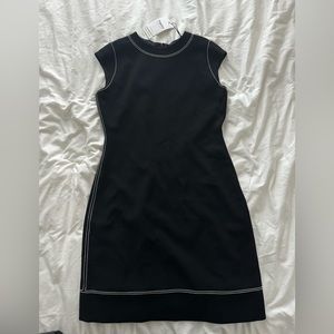 Theory shift dress (black admiral crepe)